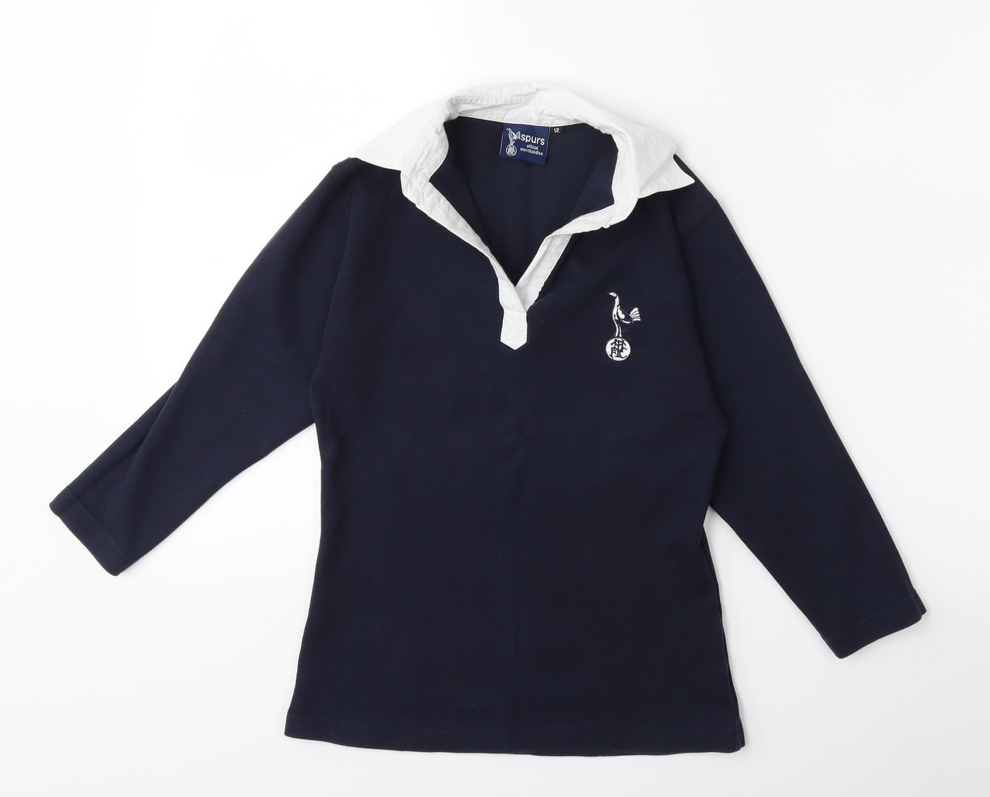 Tottenham Hotspur F.C. Womens Blue   Basic Polo Size 12