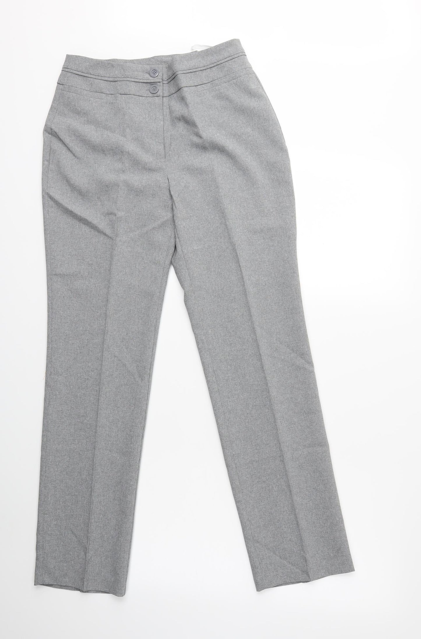 South Womens Grey   Trousers  Size 8 L29 in