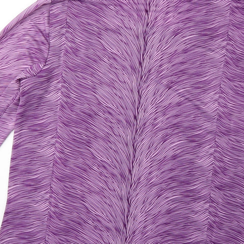Preworn Womens Purple   Basic T-Shirt Size 8