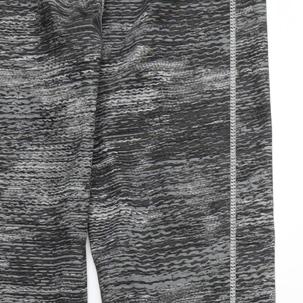 adidas Womens Grey   Compression Leggings Size 12 L27 in