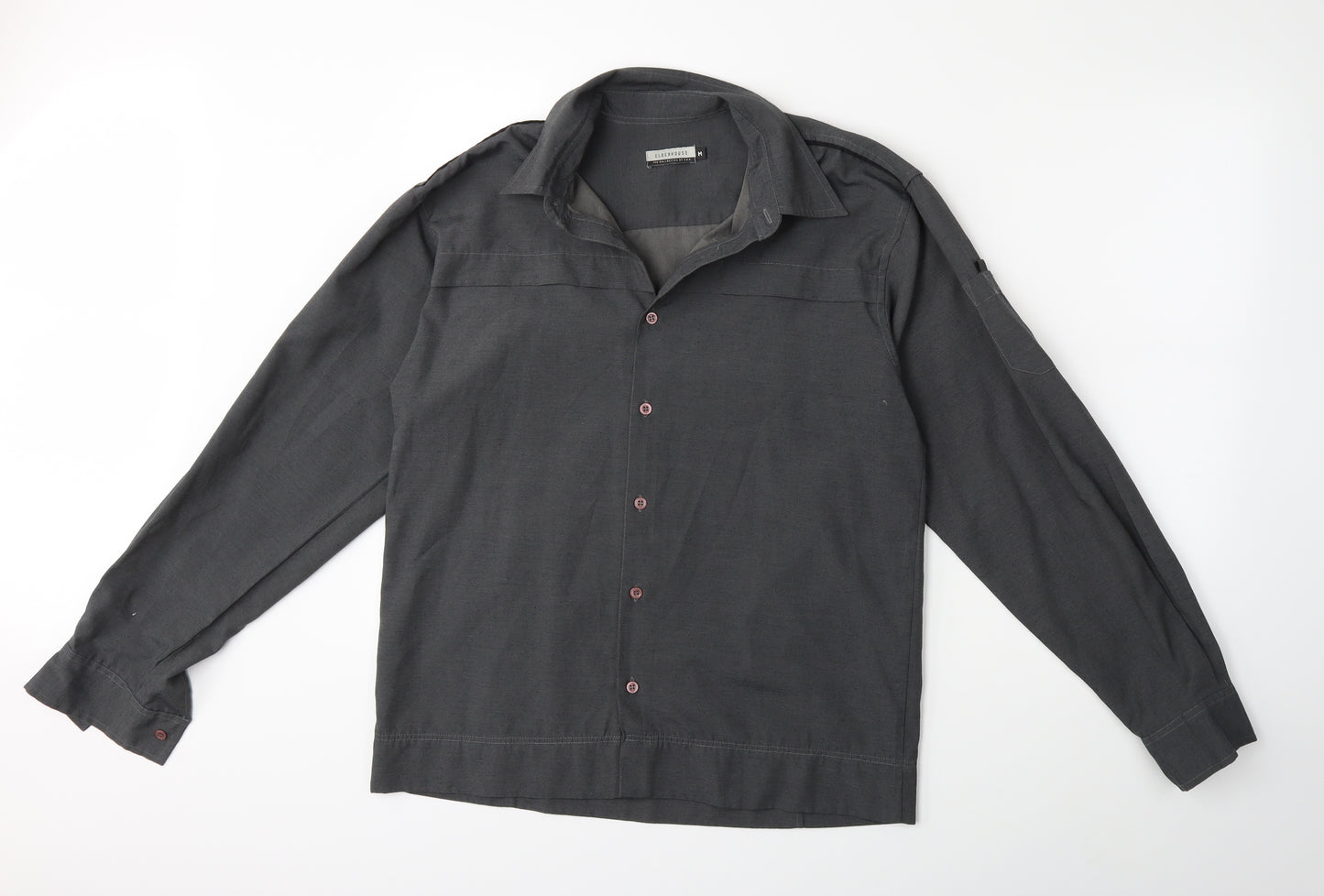 Clockhouse Mens Grey    Dress Shirt Size M