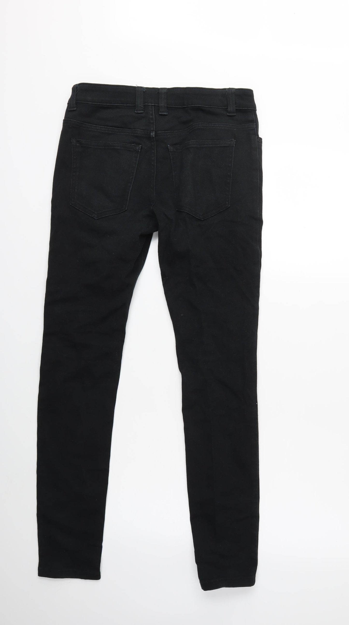 Dorothy Perkins Mens Black  Denim Skinny Jeans Size 30 in L32 in