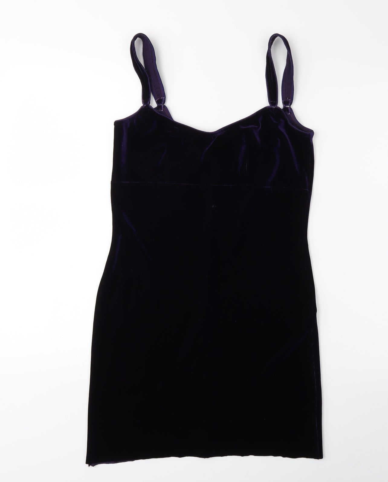 Etam Womens Purple  Velour Bodycon  Size 10