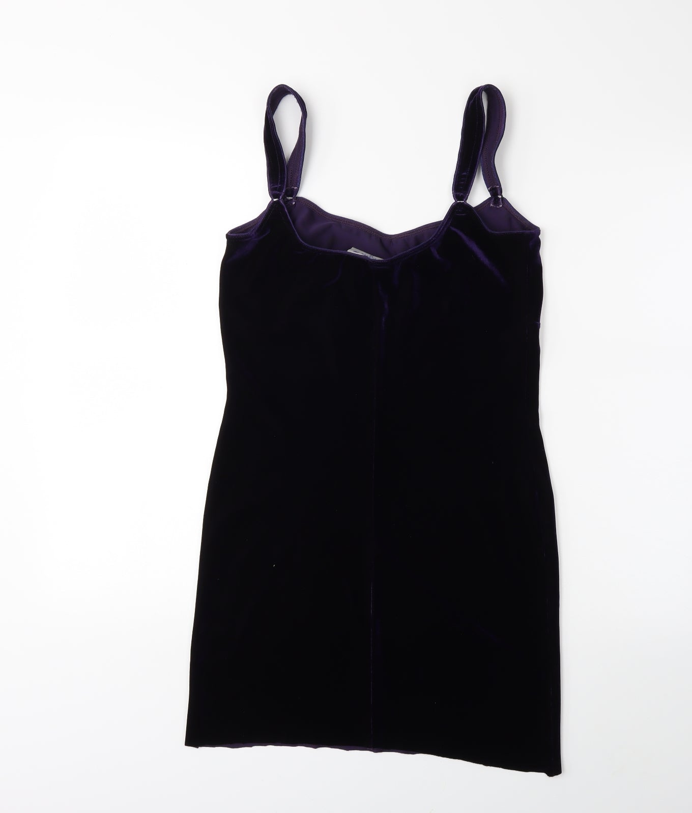 Etam Womens Purple  Velour Bodycon  Size 10