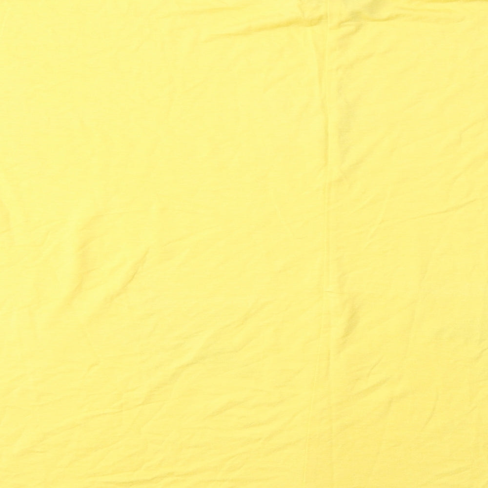 MISSUMI Womens Yellow   Basic T-Shirt One Size