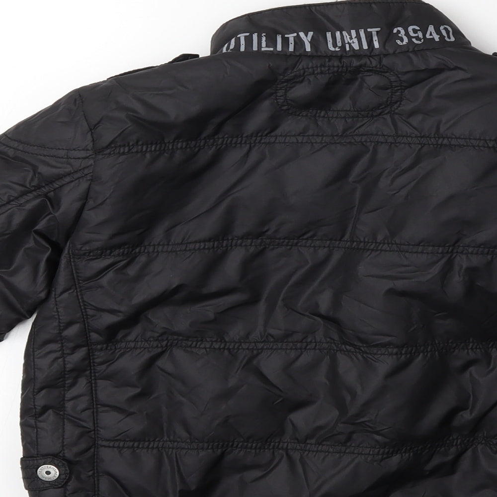 NEXT Boys Black   Jacket Coat Size 6 Years