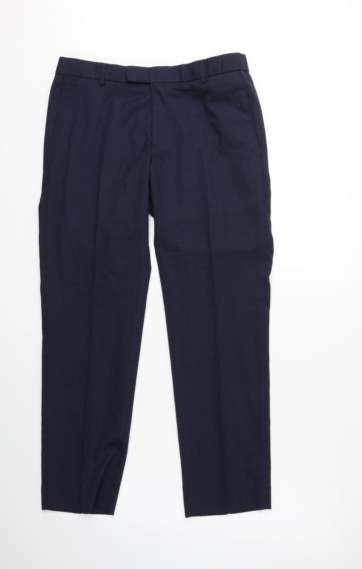 Preworn Mens Blue Trousers Size 34 in L29 in