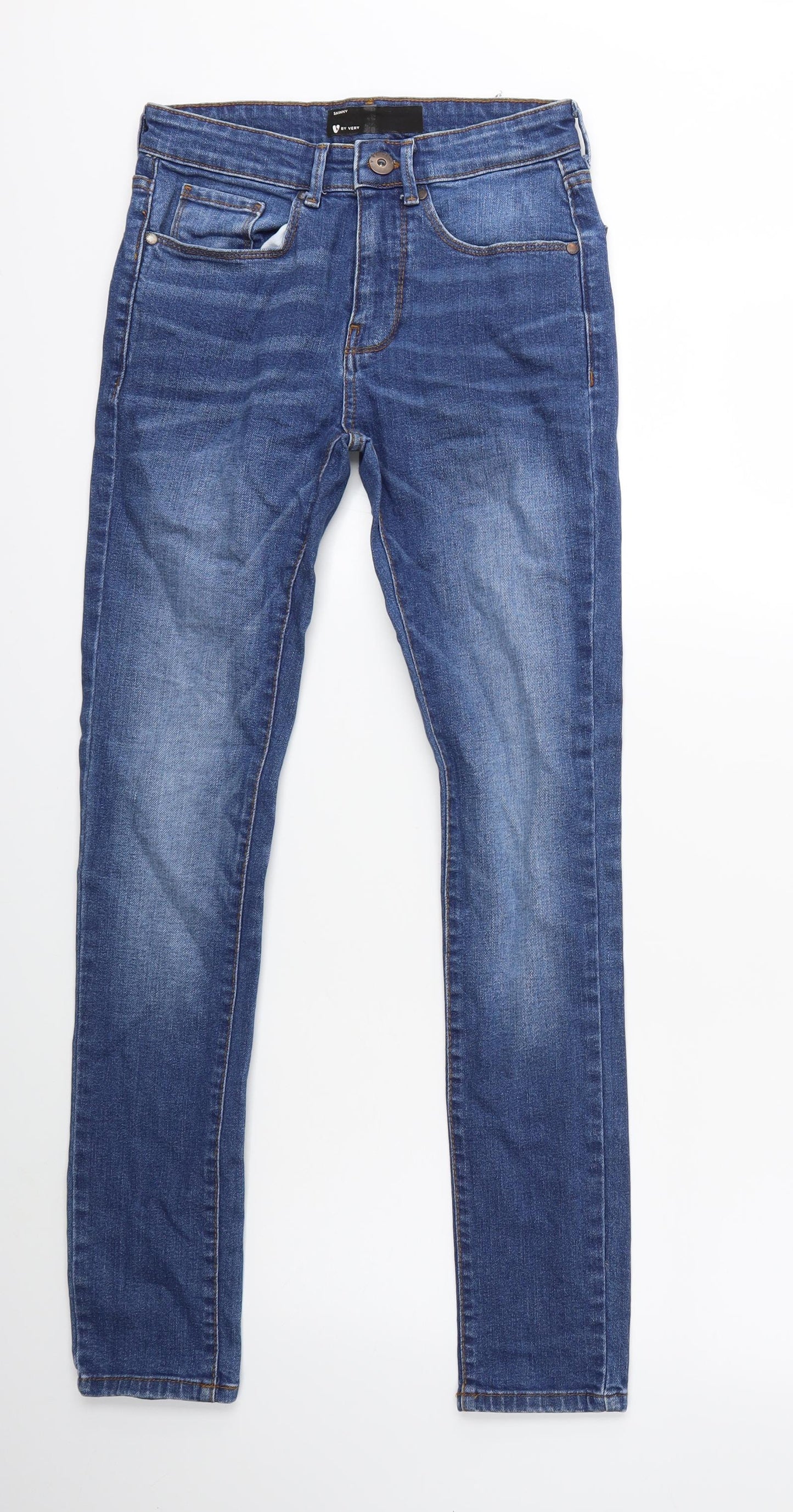 Very Mens Black  Denim Skinny Jeans Size 26 L28 in