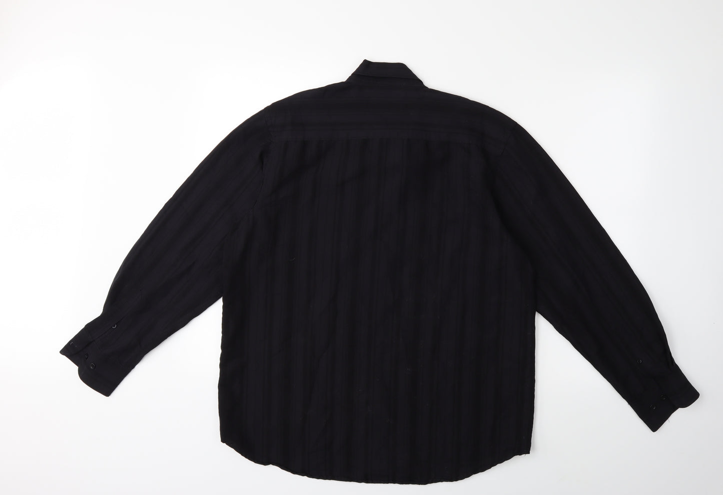 F&F Mens Black    Dress Shirt Size M