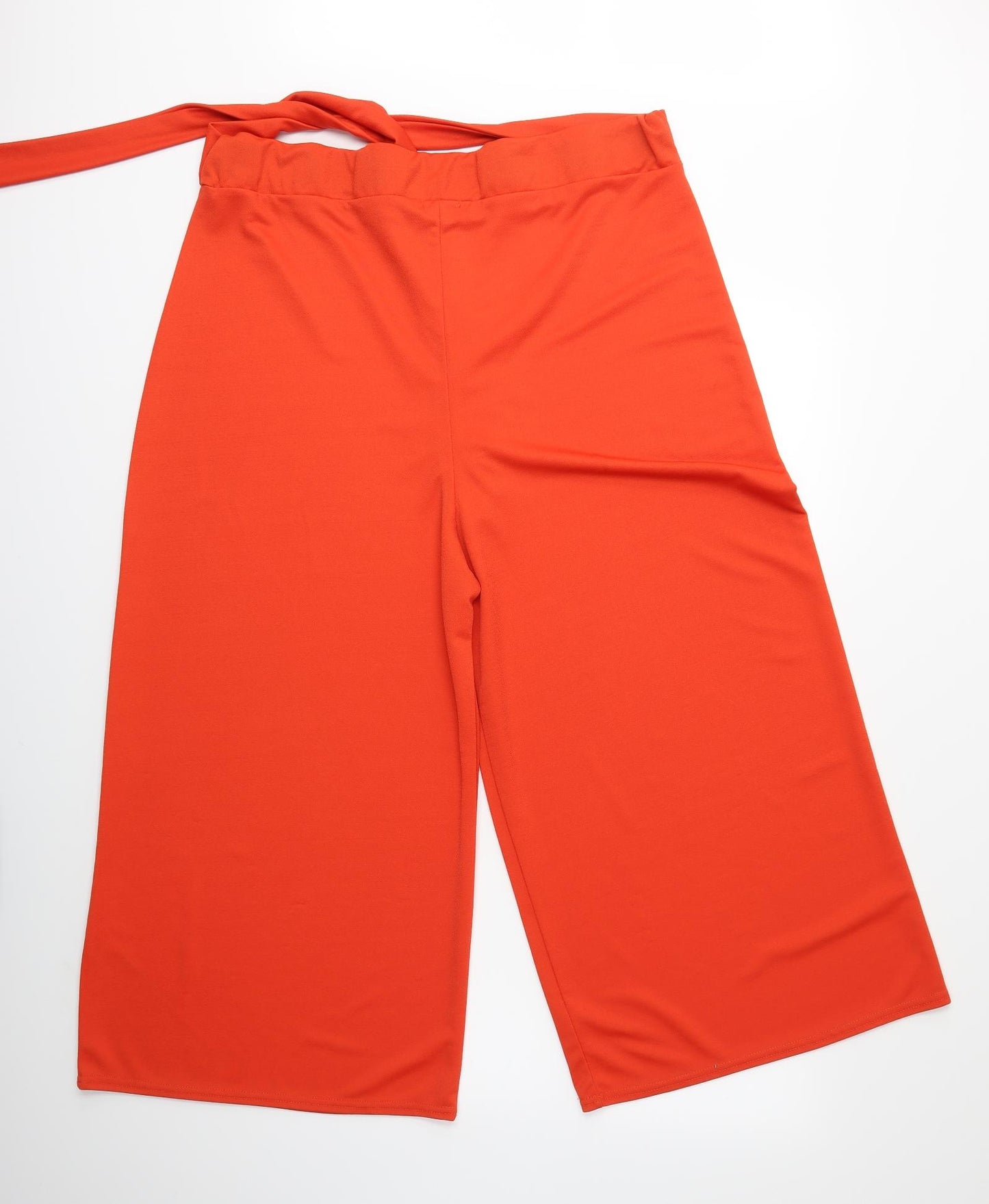 Boohoo Womens Orange   Trousers  Size 24 L23 in