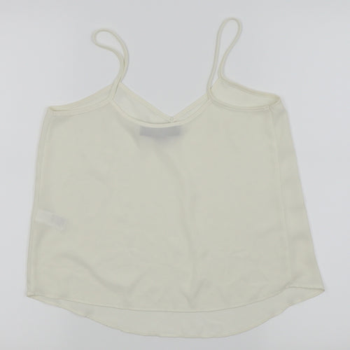 Topshop Womens White   Camisole Tank Size 6