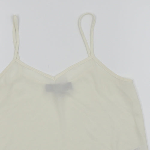 Topshop Womens White   Camisole Tank Size 6