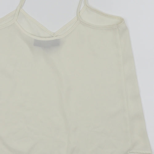 Topshop Womens White   Camisole Tank Size 6
