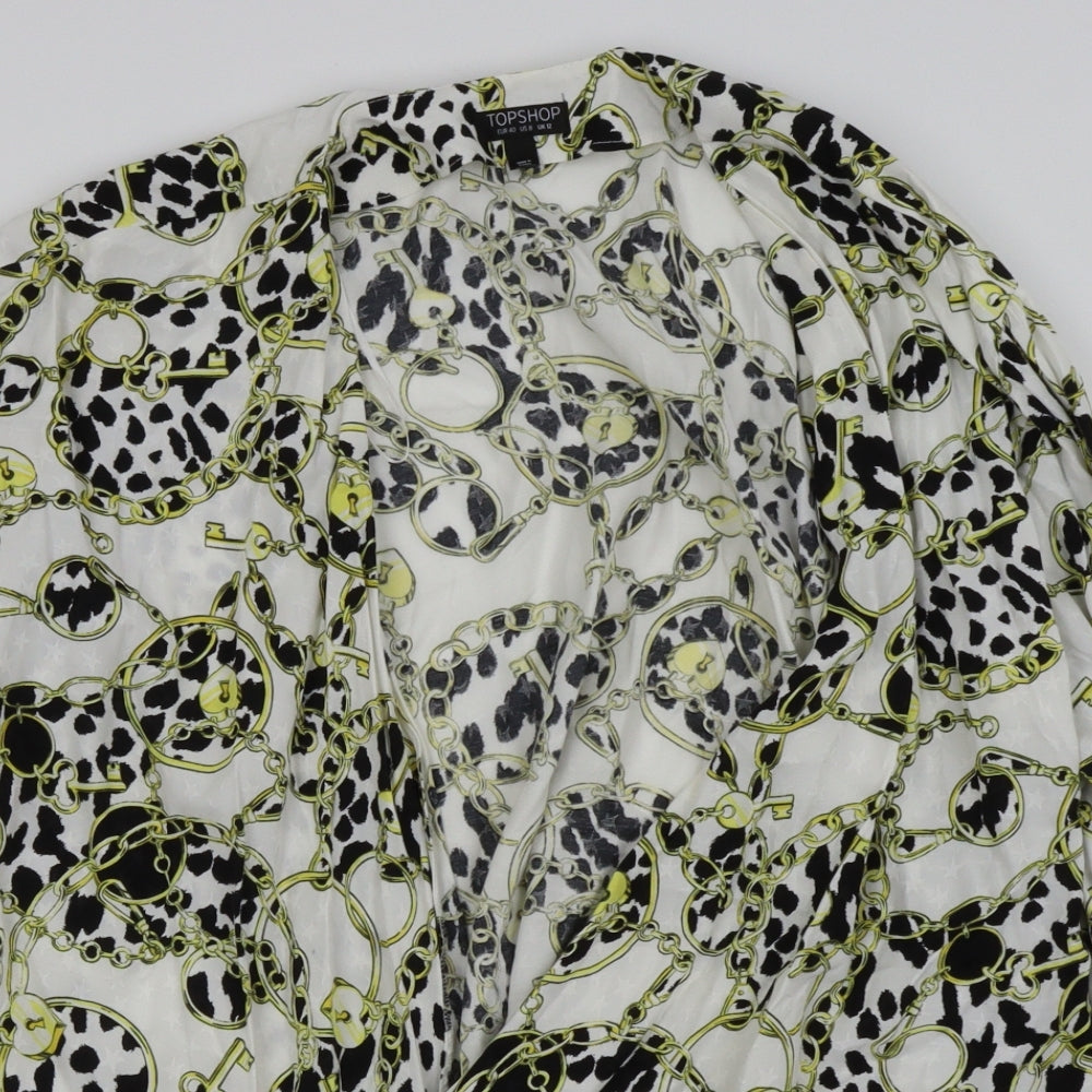 Topshop Womens White   Cardigan Jumper Size 12