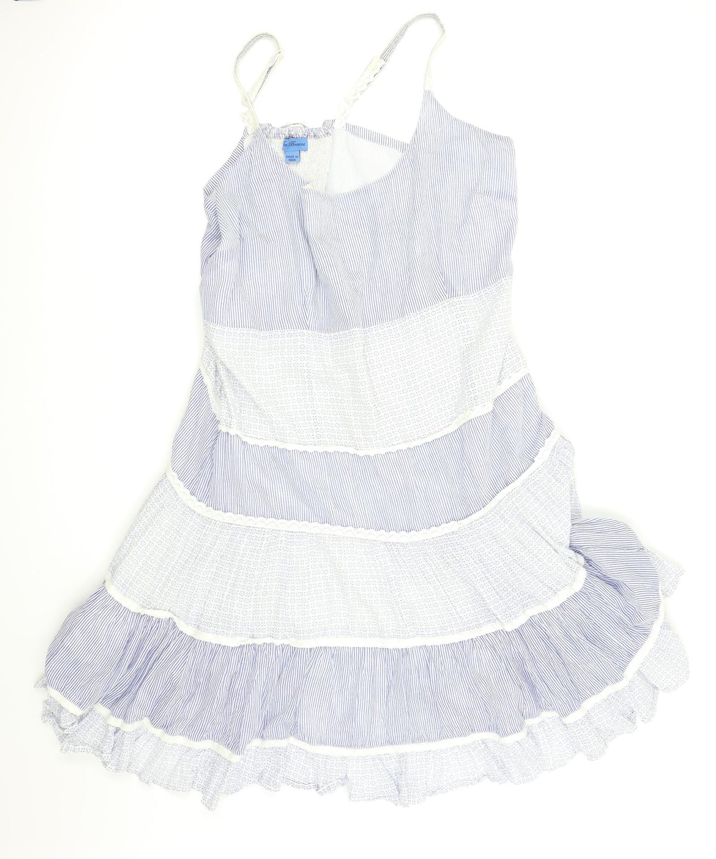 joe browns LTD Womens Blue Striped  Fit & Flare  Size 20