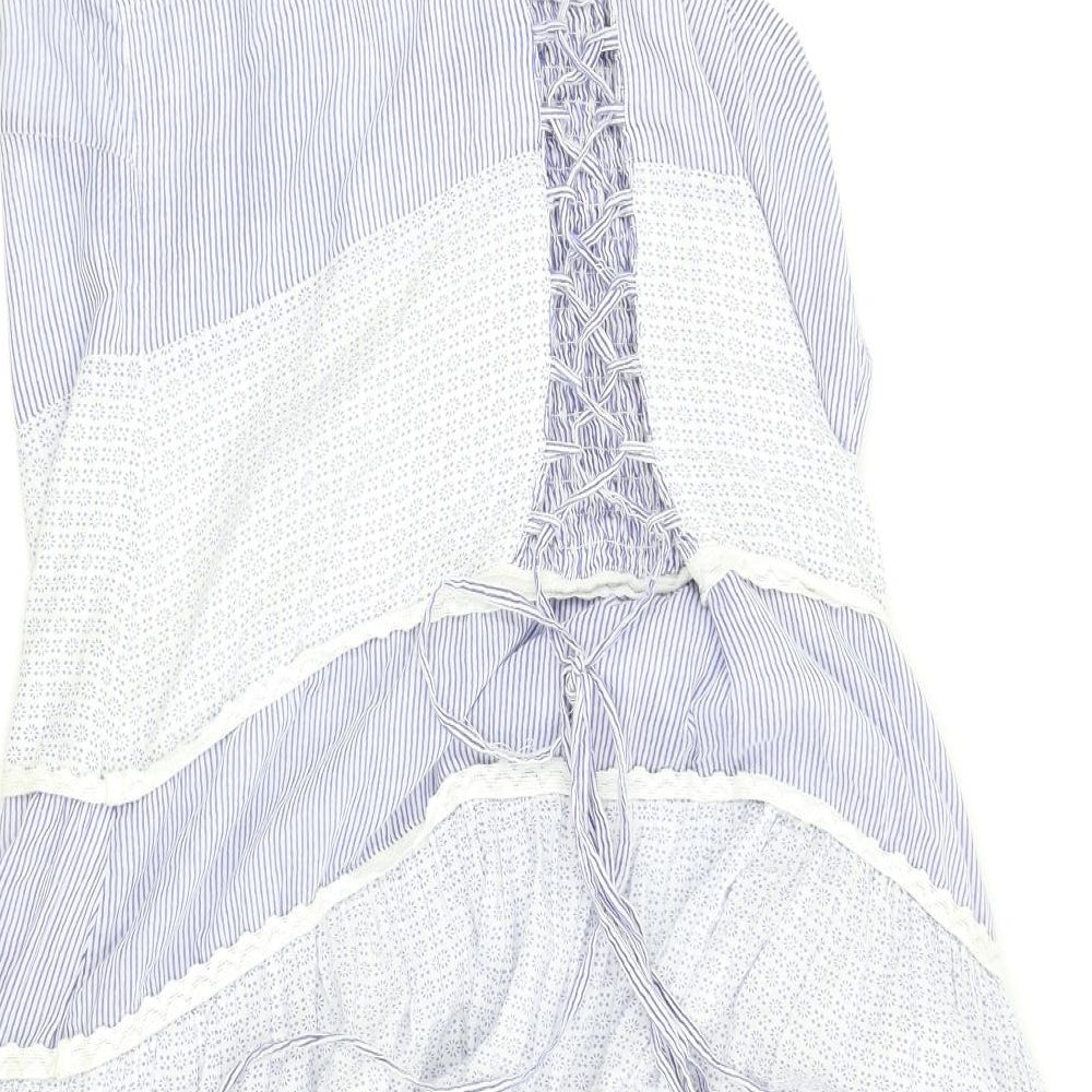 joe browns LTD Womens Blue Striped  Fit & Flare  Size 20