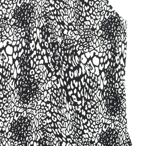 Asda George Womens Black Animal Print  Camisole Tank Size 14
