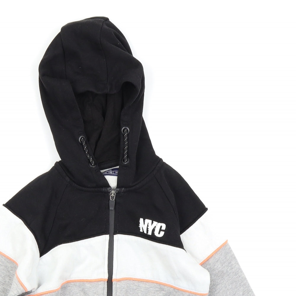 boys Boys Grey   Full Zip Jumper Size 7 Years