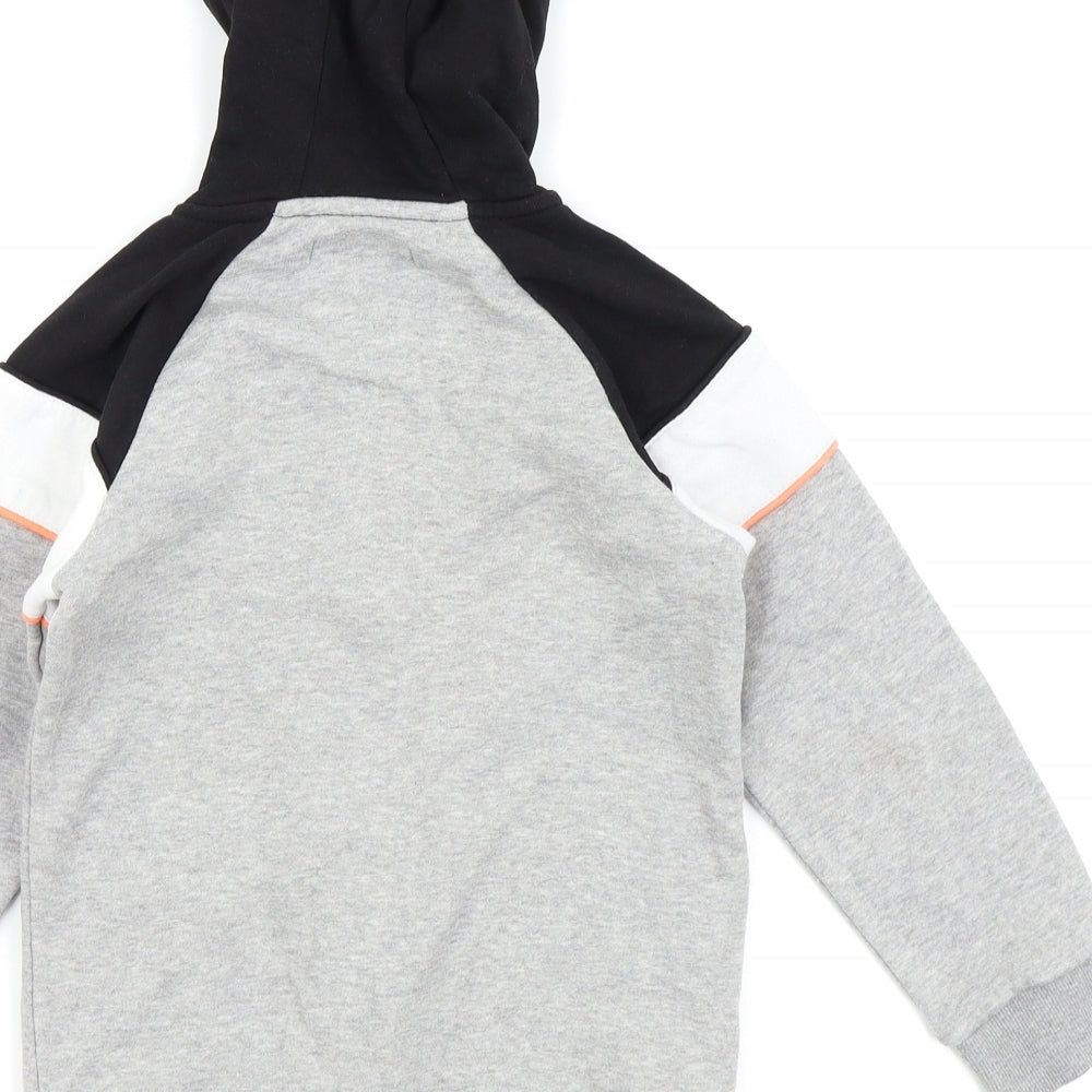 boys Boys Grey   Full Zip Jumper Size 7 Years