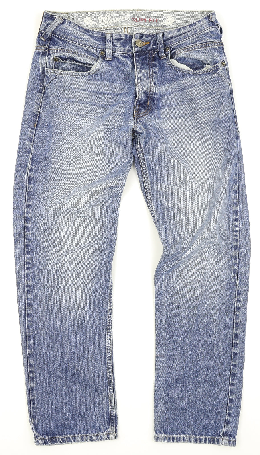 Red Herring Mens Black   Skinny Jeans Size 32 L30 in