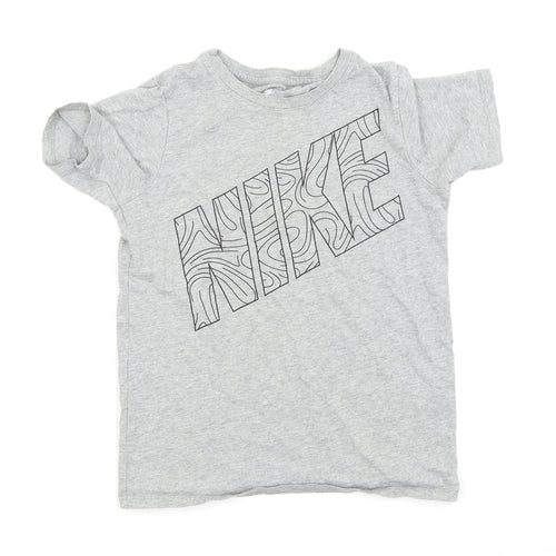Nike Boys Grey   Basic T-Shirt Size 8-9 Years