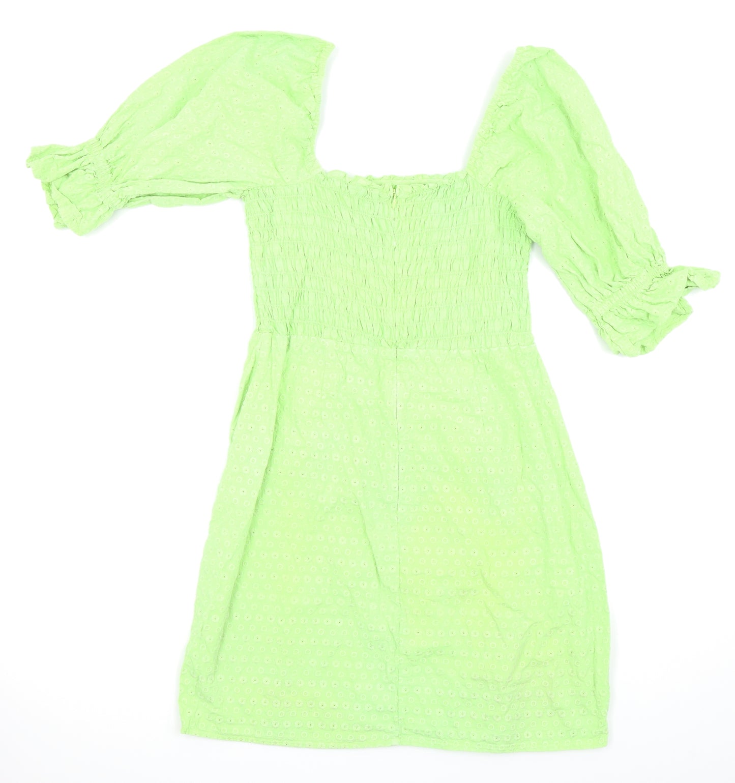 ASOS Womens Green Fair Isle  Fit & Flare  Size 14