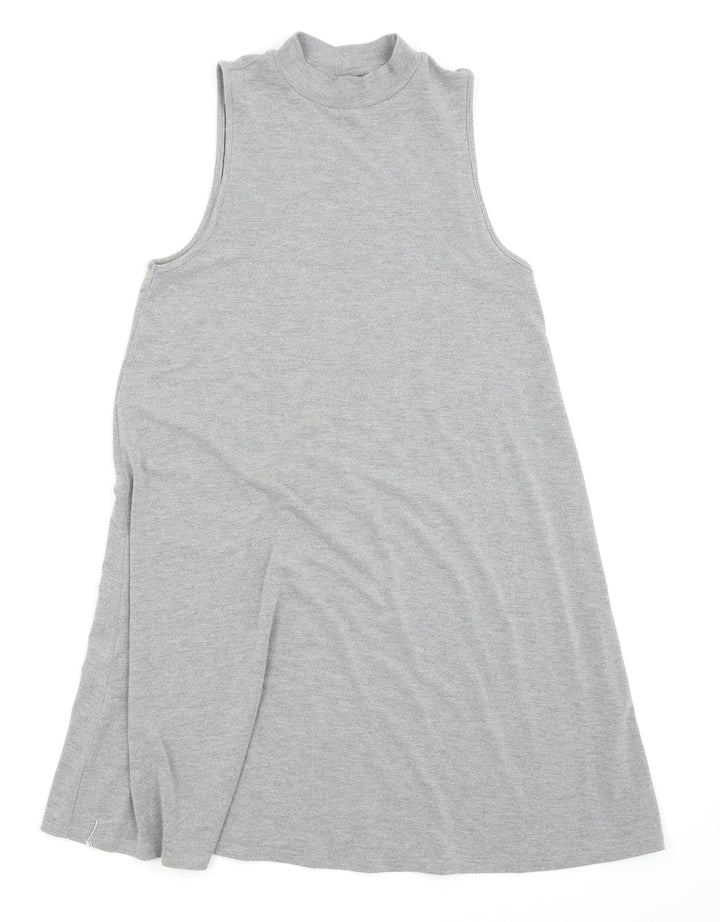 Topshop Womens Grey Pencil Dress Size 8