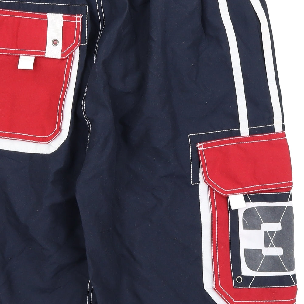 Cedar Wood State Mens Blue Houndstooth  Sweat Shorts Size M