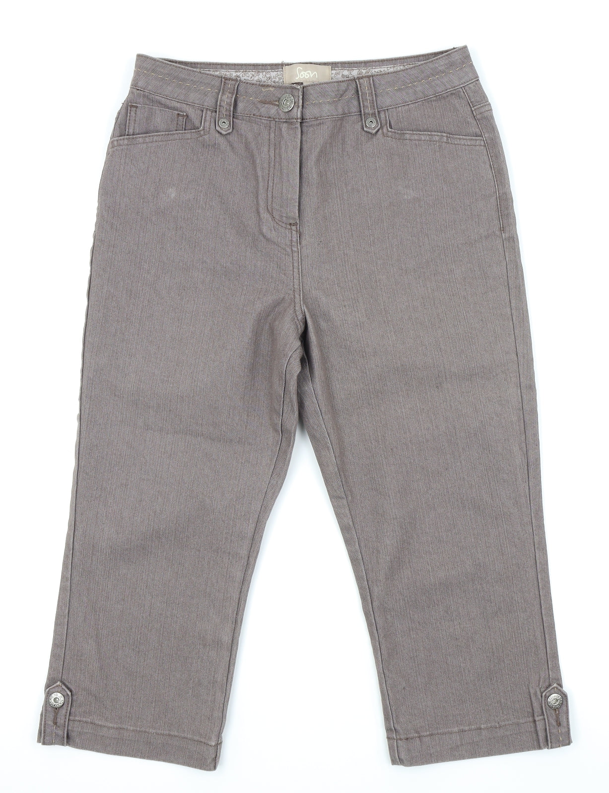 Soon Womens Purple   Capri Jeans Size 12