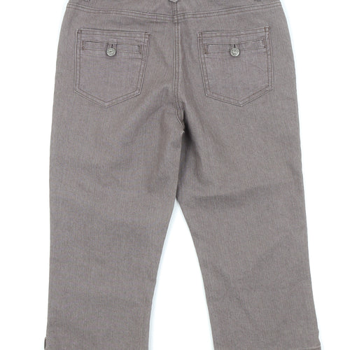 Soon Womens Purple   Capri Jeans Size 12