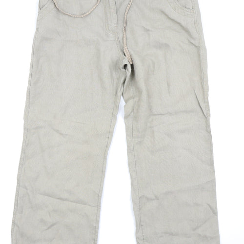 Asda George Womens Beige   Trousers  Size 14 L25.5 in