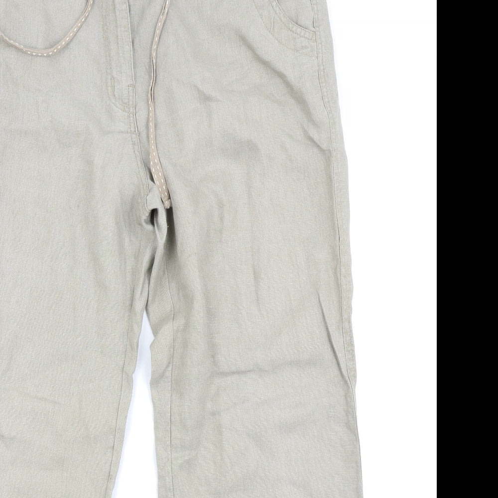 Asda George Womens Beige   Trousers  Size 14 L25.5 in
