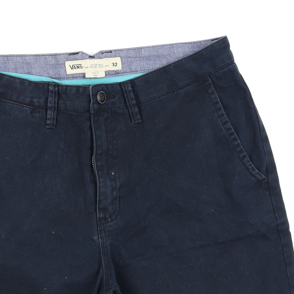 VANS Mens Blue   Chino Shorts Size 32