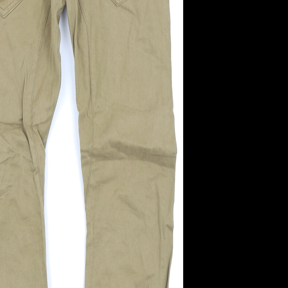 Soul Star Mens Beige   Chino Trousers Size 30 L25 in