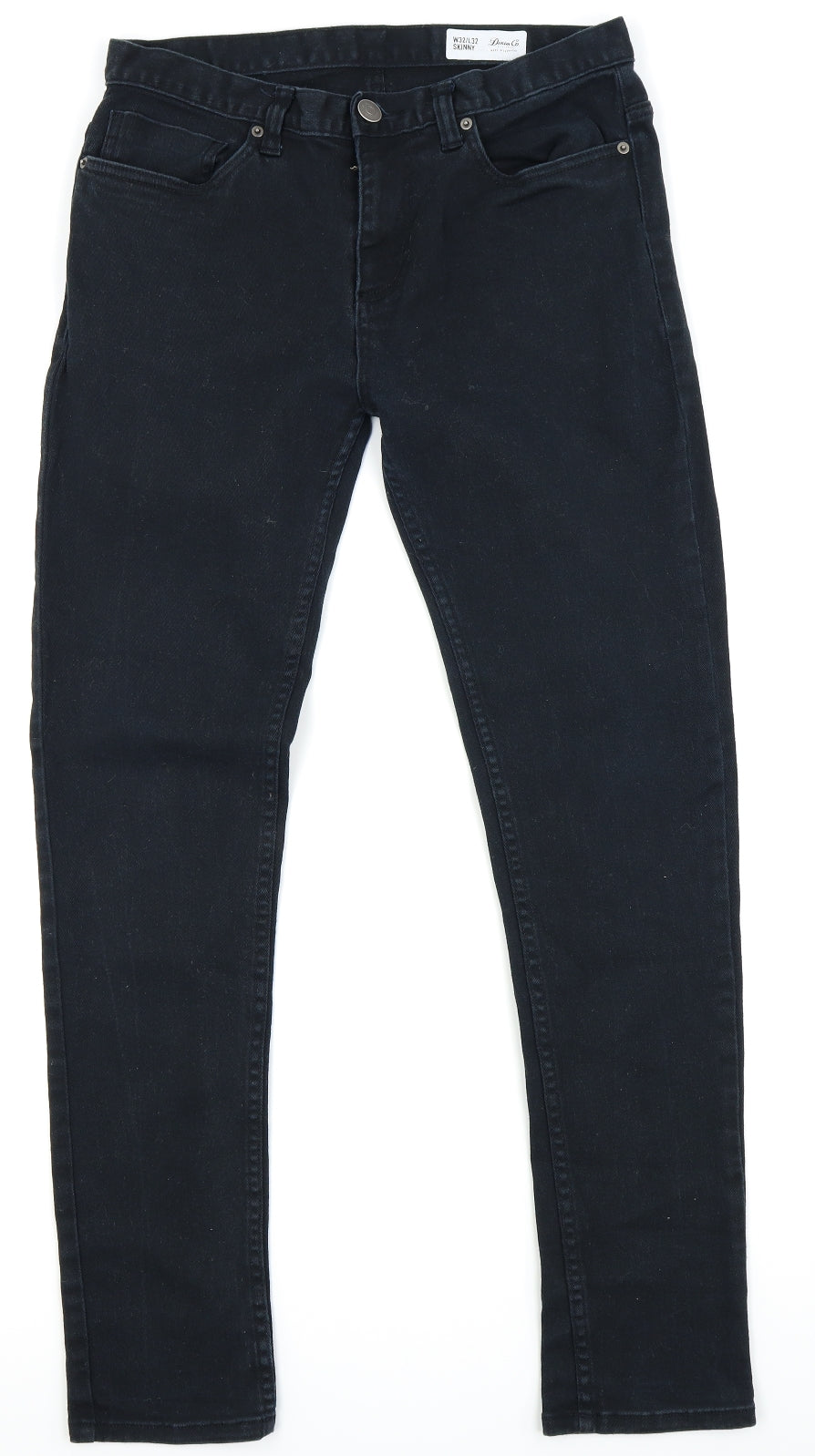 denim and co Mens Black   Skinny Jeans Size 32 L32 in