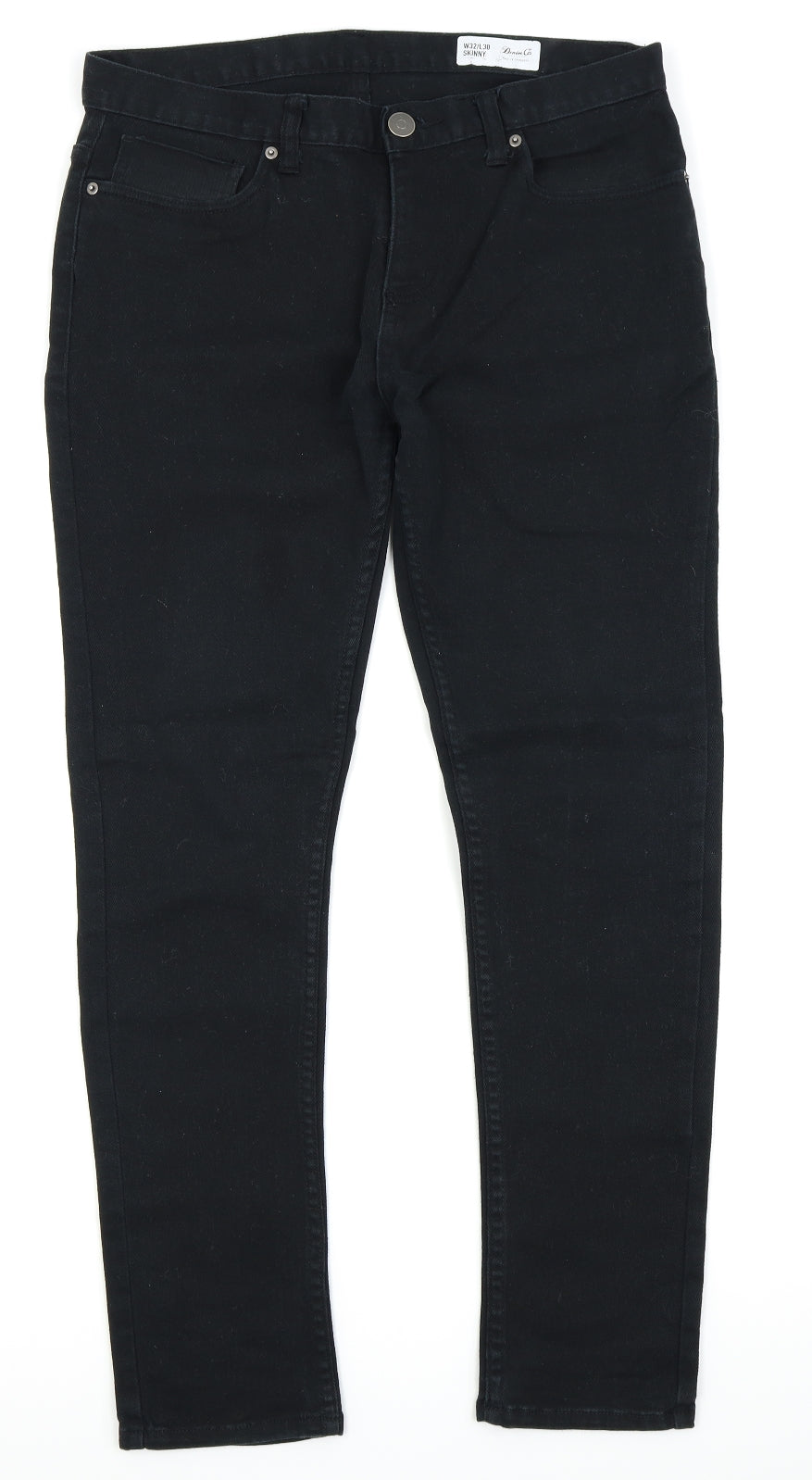 denim and co Mens Black   Skinny Jeans Size 32 L32 in