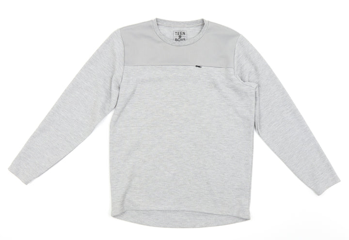 teen boys Boys Grey   Pullover Sweatshirt Size 13 Years