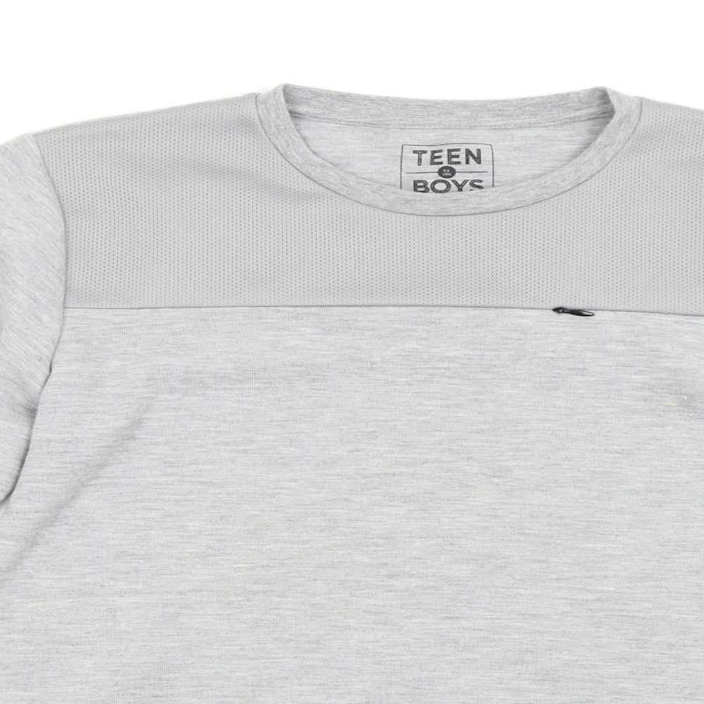 teen boys Boys Grey   Pullover Sweatshirt Size 13 Years