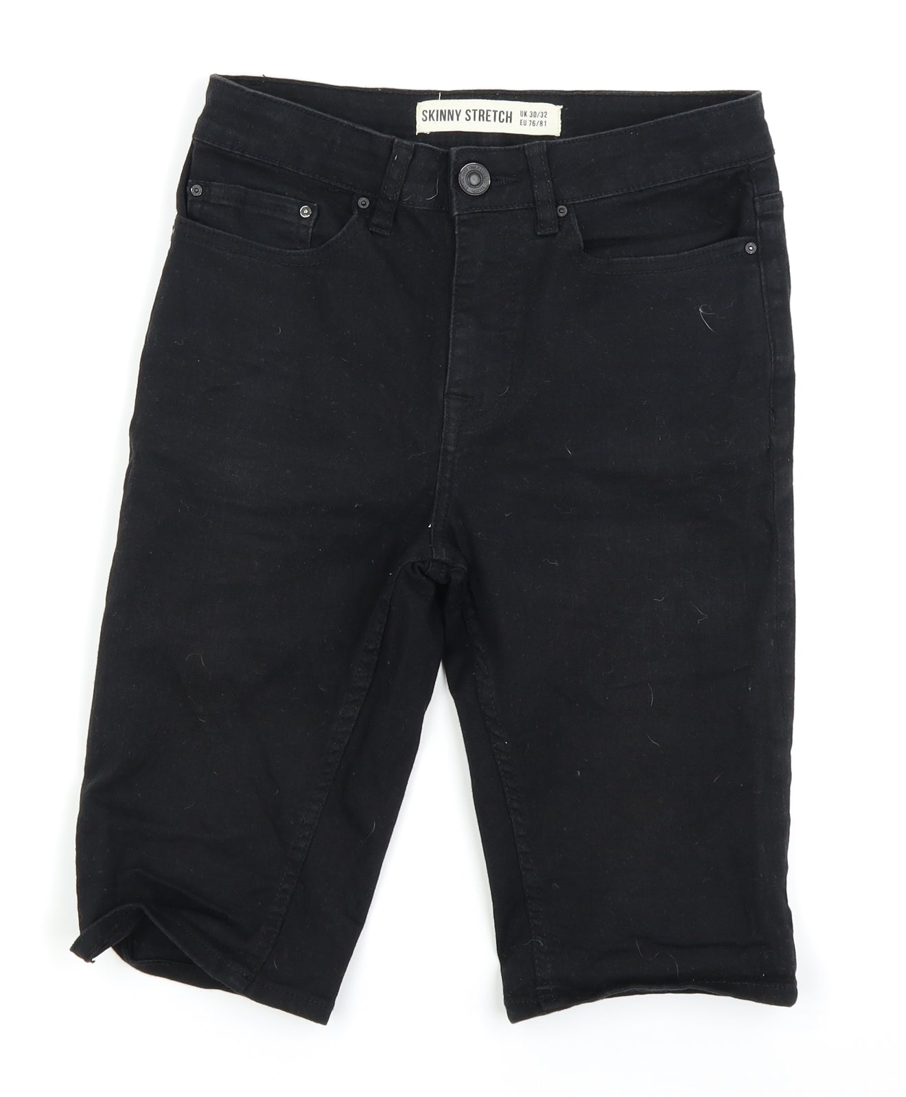 New Look Mens Black   Chino Shorts Size 30