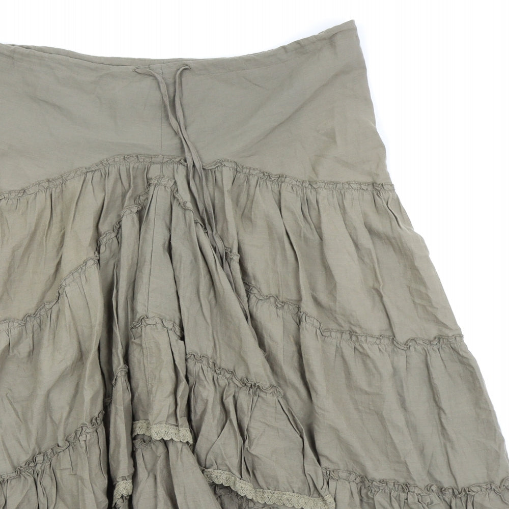 Cherokee Womens Green   Flare Skirt Size 14