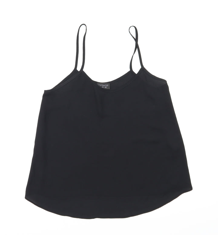 Topshop  Womens Black   Basic T-Shirt Size 6