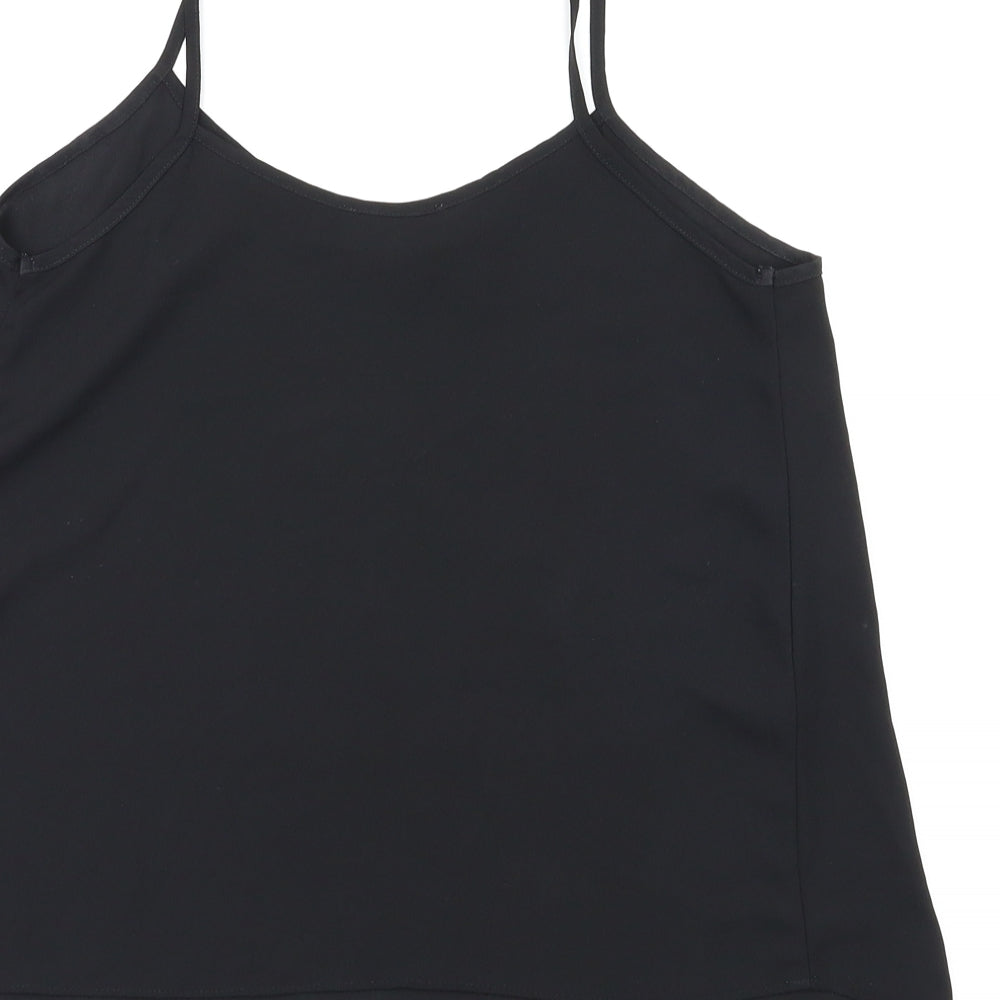 Topshop  Womens Black   Basic T-Shirt Size 6