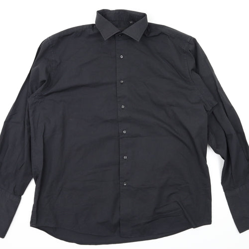 BHS Mens Black    T-Shirt Size 16