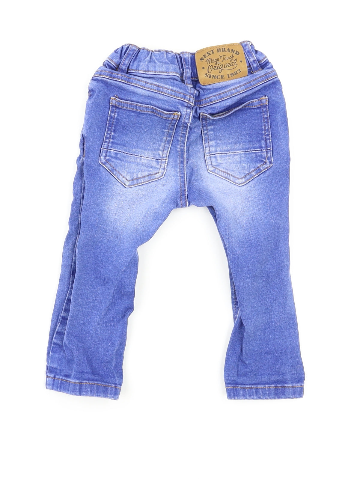 Next  Girls Blue   Cargo Jeans Size 9-12 Months