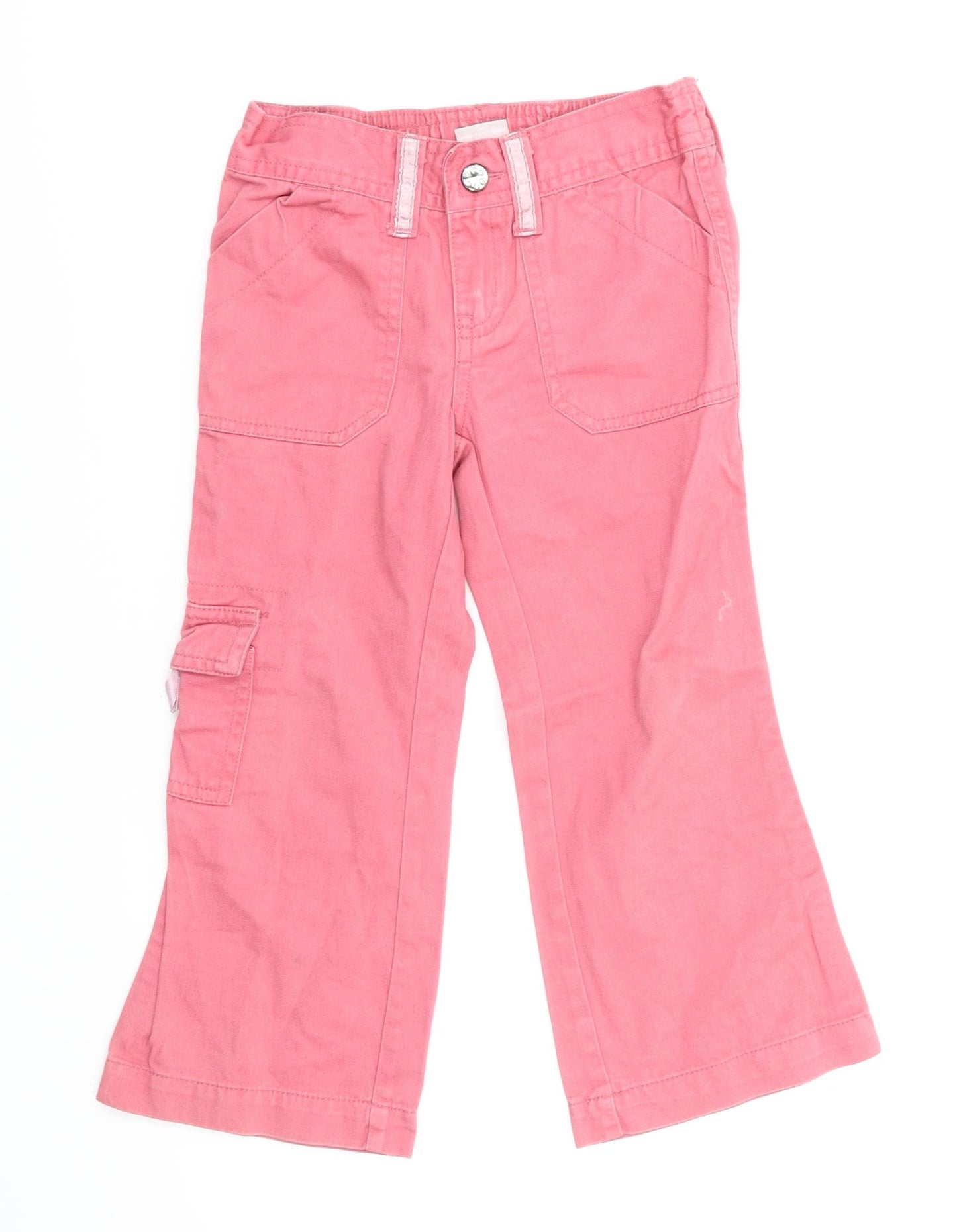 I love girl wear  Girls Pink   Cargo Trousers Size 3-4 Years