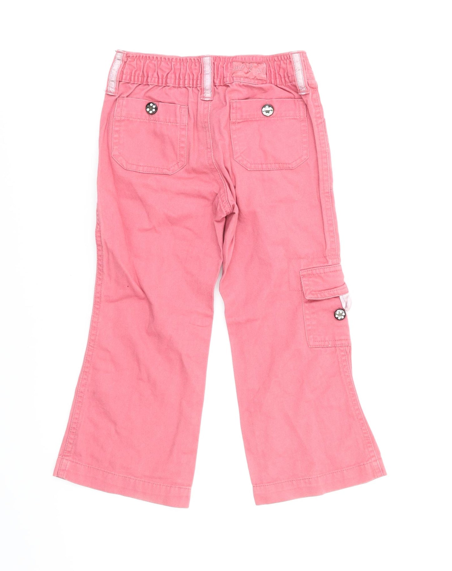 I love girl wear  Girls Pink   Cargo Trousers Size 3-4 Years
