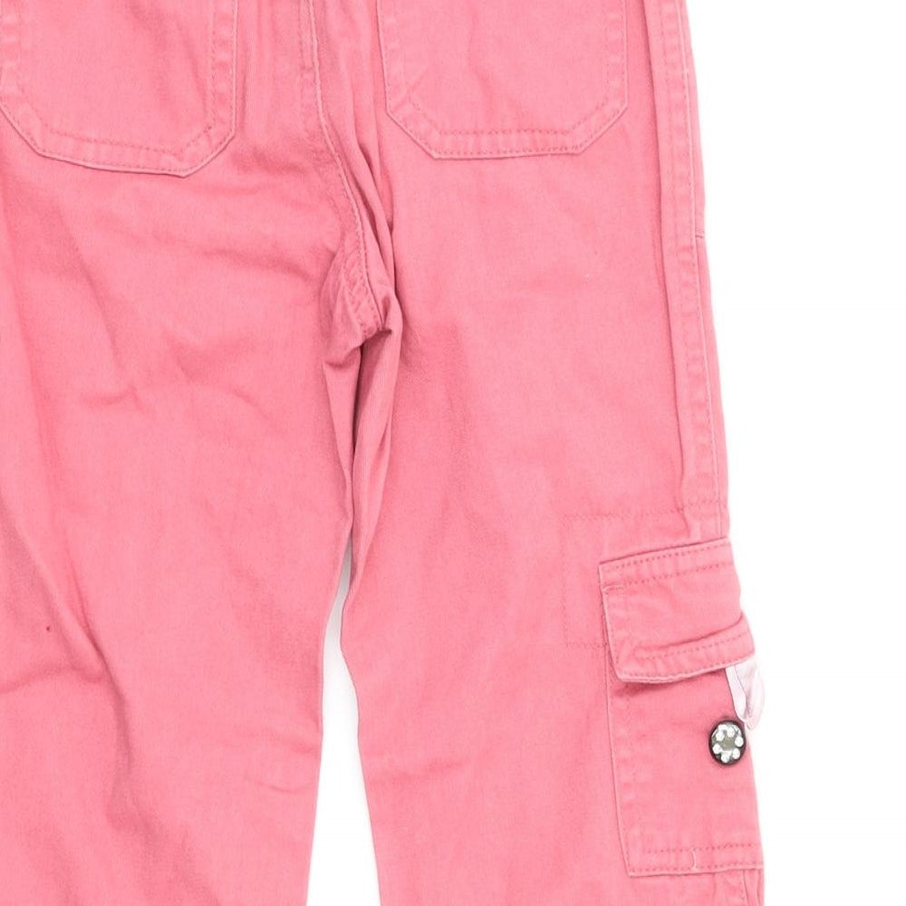 I love girl wear  Girls Pink   Cargo Trousers Size 3-4 Years