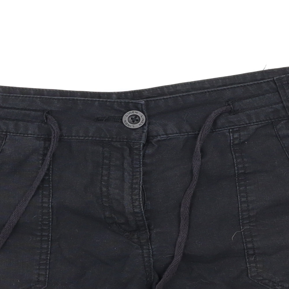 George  Womens Black   Hot Pants Shorts Size 14