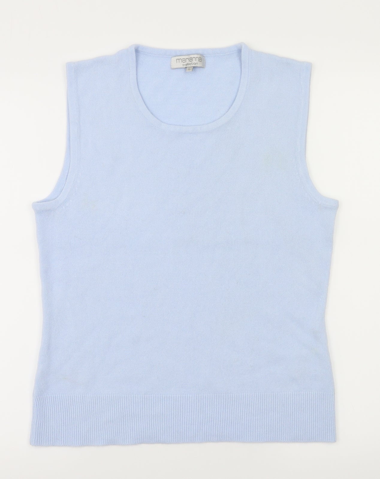 Marianna  Womens Blue   Basic Tank Size L