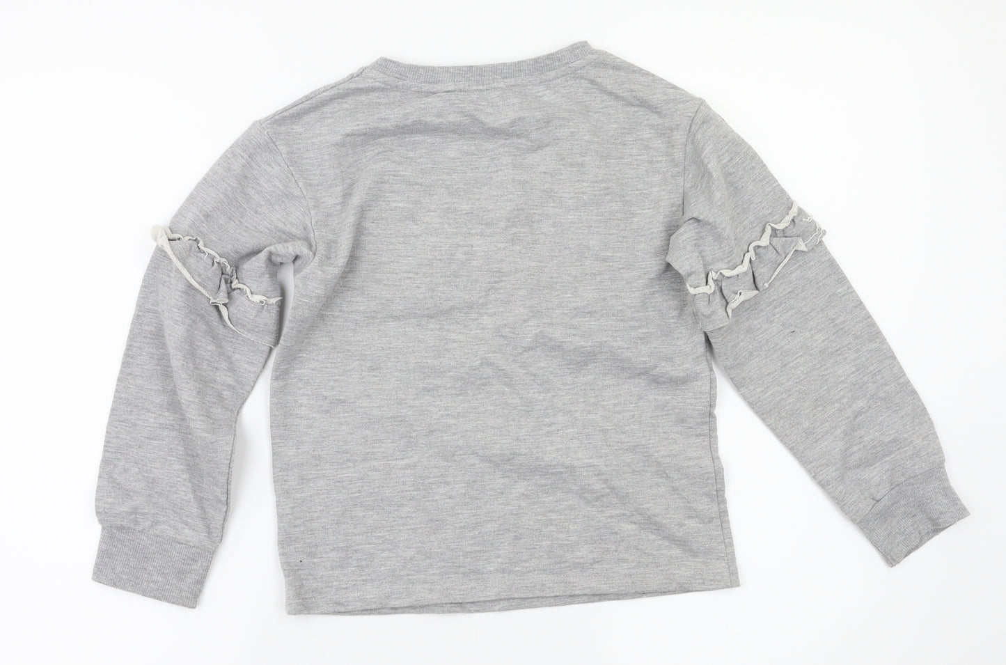Primark Girls Grey   Pullover Jumper Size 9-10 Years